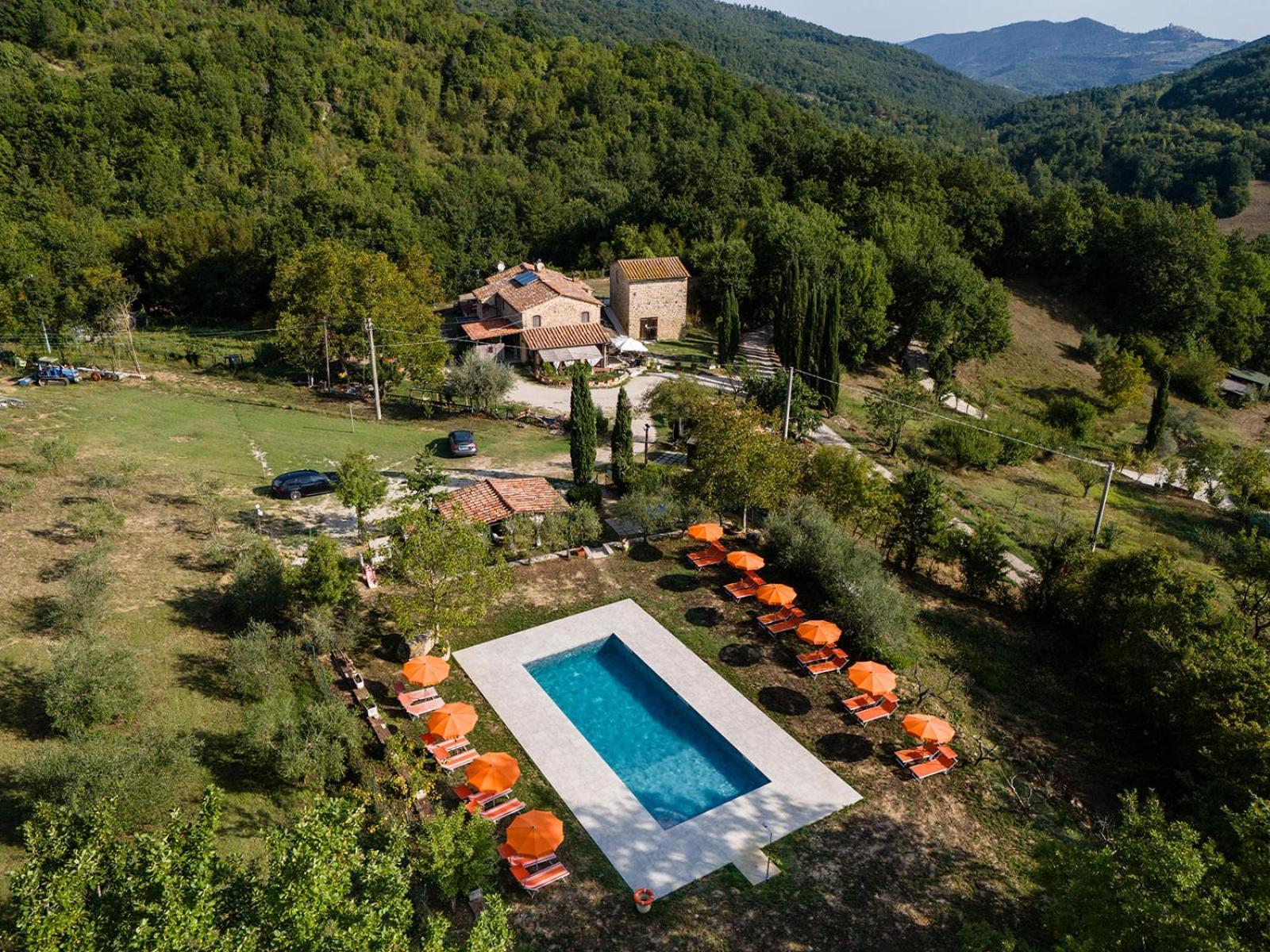 Agriturismo Santa Caterina Castelnuovo di Val di Cecina Exteriér fotografie